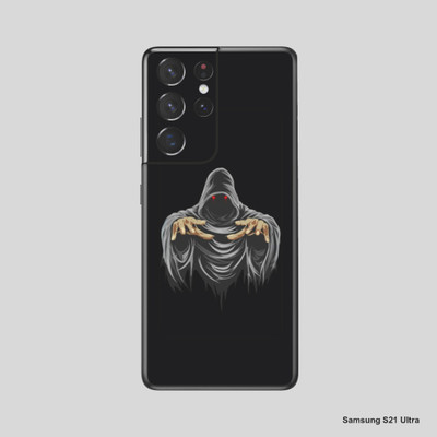 VYBE The Smart Choice Samsung S21 Ultra Horror Mobile Skin Mobile Skin(Black, Grey 28)