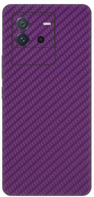 Vcare GadGets iQOO Neo 6 5G Mobile Skin(Fiber Carbon Purple)
