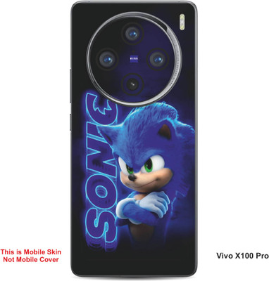 VYBE The Smart Choice Vivo X100 Pro Sonic The Hedgehog Embossed Mobile Skin(Dark Slate Blue B16)