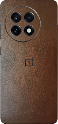 SkinoMania OnePlus 13R Premium Vinyl Mobile Skin (Multicolor) Mobile Skin(Brown-Leather)