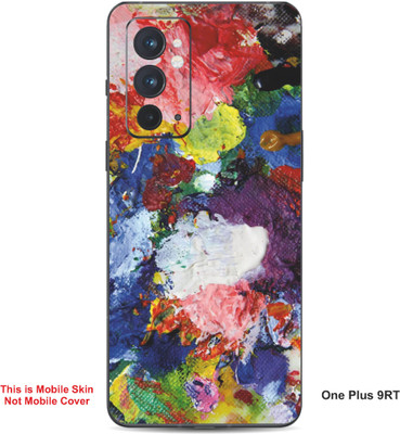 VYBE The Smart Choice One Plus 9RT Art Embossed Mobile Skin(Donkey Brown A7)