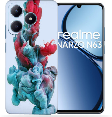 OggyBaba OggyBaba Realme Narzo N63 Mobile Skin(colorful smoke cloud)