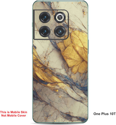 VYBE The Smart Choice One Plus 10T Abstract Embossed Mobile Skin(Vanilla A10)