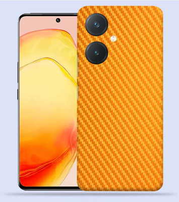 Mclaxa Vivo Y27 4G Golden Carbon Fibre Mobile Skin(Golden Carbon Fibre)