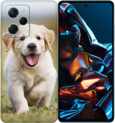 SkinoMania POCO X5 Pro 5G Mobile Skin(Multicolor Baby-Labradoor)