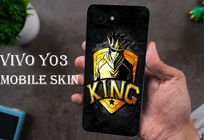 TJ CREATION VIVO Y03 Mobile Skin(Ulltra Super The King Skin With High Matte Finish., Mobile Skin (Back+Side+Camera))