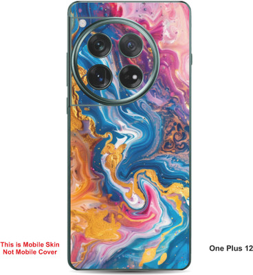 VYBE The Smart Choice One Plus 12 Abstract Embossed Mobile Skin(Beauty Bush A13)