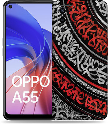 SkinoMania Oppo-A55 Mobile Skin(Multicolour Art)