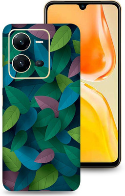 SkinoMania Vivo V25-5G Mobile Skin(Multicolor Leafs)