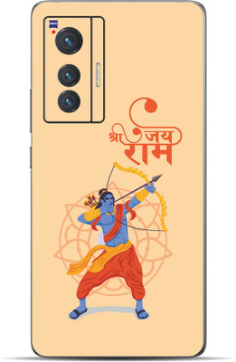 VYBE Vivo X70 Shree Ram Mobile Skin Mobile Skin(Sunset 39)