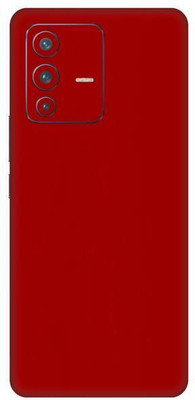Vcare GadGets Glossy Red vivo V23 Pro 5G Mobile Skin(Glossy Red)