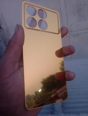 MOKPLZ POCO X6 PRO 5G GOLDEN MIRROR BACK PANNEL Mobile Skin(GOLDEN)