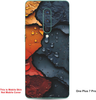 VYBE The Smart Choice One Plus 7 Pro Pattern Embossed Mobile Skin(Light Eggplant A1)