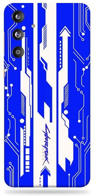 WeCre8 Skin's WeCre8 Skin's Samsung Galaxy F55 5G Mobile Skin(Blue Cyberpunk)