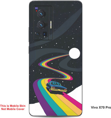 VYBE The Smart Choice Vivo X70 Pro Art Embossed Mobile Skin(Gunmoke 13)