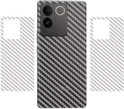SCREENIX IQOO Z7 PRO 5G, || 3D CARBON FIBER BACK LAMINATION || (PACK OF 2) Mobile Skin(TRANSPARENT)