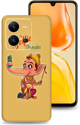 SkinoMania Vivo V25-5G Mobile Skin(Multicolor Selfie Ganesh)