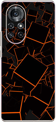 FCS Huawei nova 8 Pro 4G Printed Back skin Mobile Skin(Box Orange)