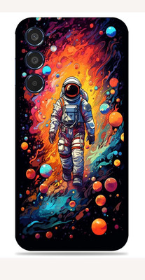 WeCre8 Skin's Samsung Galaxy M35 5G Mobile Skin(astronaut walking with planets)