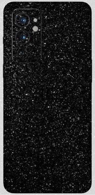 Vcare GadGets One Plus 9 RT 5G Skin Back Side With Camera Protection High Quality Premium Mobile Skin(Black Glitter)