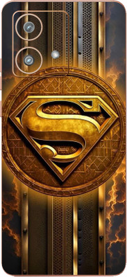 mehra Motorola Edge 40 Neo Superman LOGO 3D Premium Full Back & Side Coverage Theme Mobile Skin(Multicolor)
