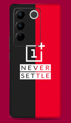 SkinoMania Vivo V27 Pro 5G Mobile Skin(Multicolor Oneplus-Never-Settle)