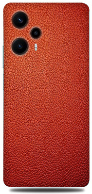 WeCre8 Skin's poco f5 Mobile Skin(Red-Leather Multicolor Skin)