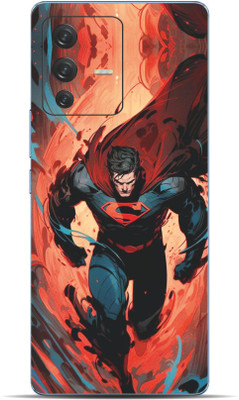 VYBE Vivo V23 Pro Superman Mobile Skin Mobile Skin(Peach 32)