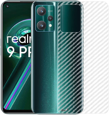 Sharp beak [Pack of 2] Back Transparent Screen Guard Sticker For REALME 9 PRO Mobile Skin(White)