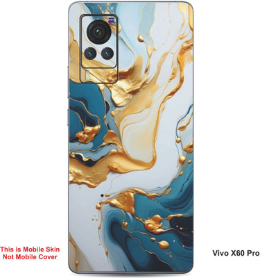 VYBE The Smart Choice Vivo X60 Pro Abstract Embossed Mobile Skin(Geyser 11)