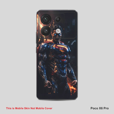 VYBE The Smart Choice Poco X6 Pro Super Hero Mobile Skin(Multy colorA/31)