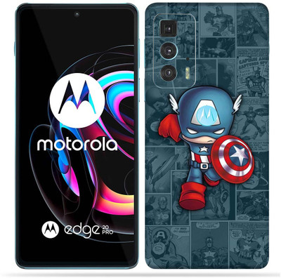 OggyBaba OggyBaba Moto Edge 20 pro Mobile Skin(Captain Art)