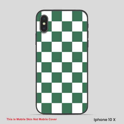 VYBE The Smart Choice iPhone 10X Pattern Mobile Skin(Mineral Green 5)