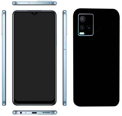 Pochanki Vivo Y33t Mobile Skin(Coal Black Matte Skin With Glossy Matte Finish.)