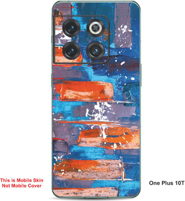 VYBE The Smart Choice One Plus 10T Art Embossed Mobile Skin(Picton Blue A10)