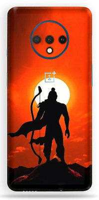 AsSkin Oneplus 7T Mobile Skin(Lord Rama Back Skin With High Matte Finish)