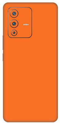 Vcare GadGets Orange Matte vivo V23 Pro 5G Mobile Skin(Orange Matte)