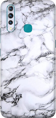 TJ CREATION vivo Z1Pro, Vivo Z1 Pro Mobile Skin(Ultraa Super Milky White Marble Skin With High Mattte Finish.)