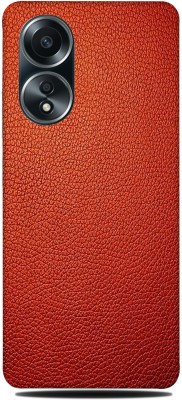 WeCre8 Skin's OPPO A58 Mobile Skin(Red-Leather Multicolor Skin)