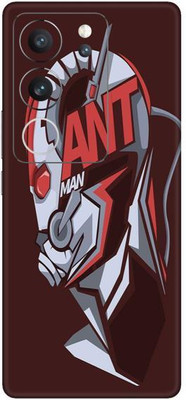 Vcare GadGets Red Silver Color Vivo V29 5G Mobile Skin(Multicolor)