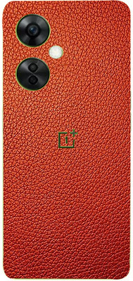 AsSkin One Plus Nord Ce3 Lite 5G, one plus nord ce3 lite 5g Mobile Skin(Ultra Red Leather High Gloss Finish).)