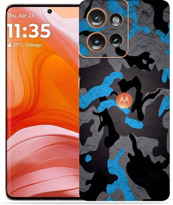 OggyBaba Moto Edge 50 Mobile Skin(Camo Blue)