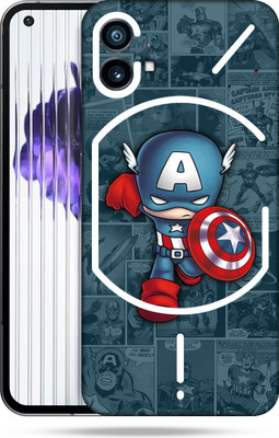 WeCre8 Skin's Nothing Phone 1 Mobile Skin(Captain Art Multicolor Mobile Skin With Cleaning Wipe)