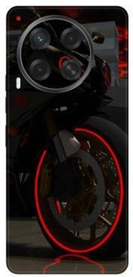 Vcare GadGets Camon 30 (5G) Mobile Skin(Black & Red)