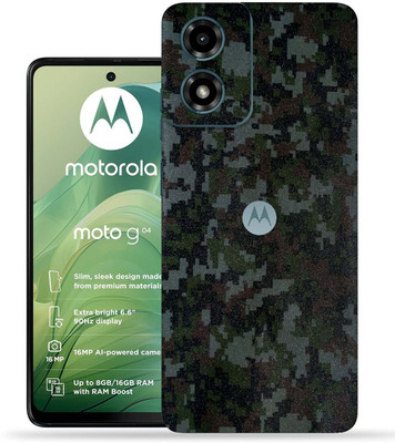 OggyBaba Moto G04 Mobile Skin(Camo Digital)