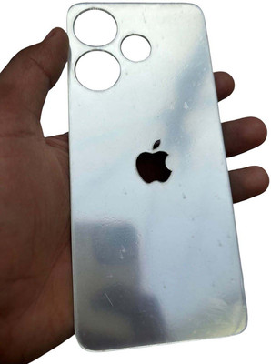 TWUAOP REDMI 13 5G MOBILE SKIN ACRYLIC SHEET MIRROR BACK PANNEL APPLE Mobile Skin(Silver)