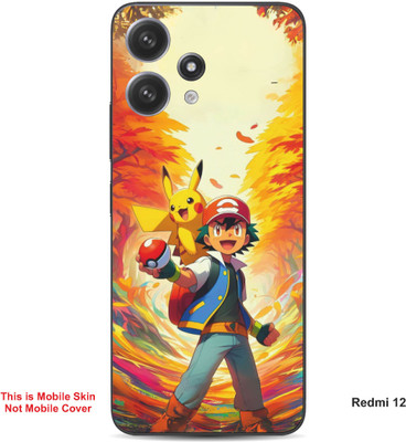 VYBE The Smart Choice Redmi 12 Pokemon Embossed Mobile Skin(Oasis A1)