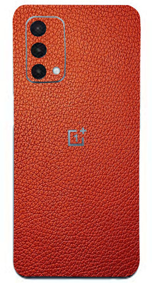 mtool OnePlus Nord N 200, oneplus nord n 200 Mobile Skin(Ultra Super Red Leather Skin With High Gloss Matte Finish)