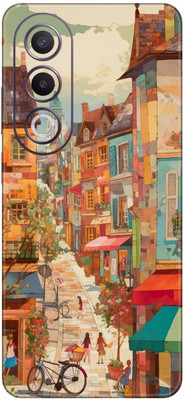 wrap craft OPPO K12X 5G Premium Vinyl BACK Mobile Skin(Multicolor)