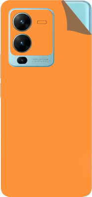 Jeeva Creation Vivo V25 Pro, vivo v25 pro Mobile Skin(Ultra Super Orange Matte Skin With High Matte Finish.)